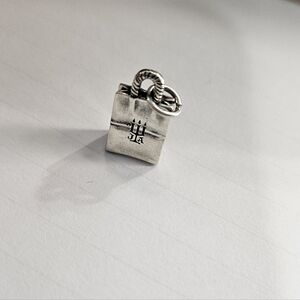 Retired James Avery Shopping Bag Charm